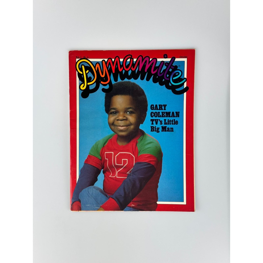 VTG Dynamite Magazine - No. 65 "Gary Coleman" - October 1979 - w/ Poster & Cards